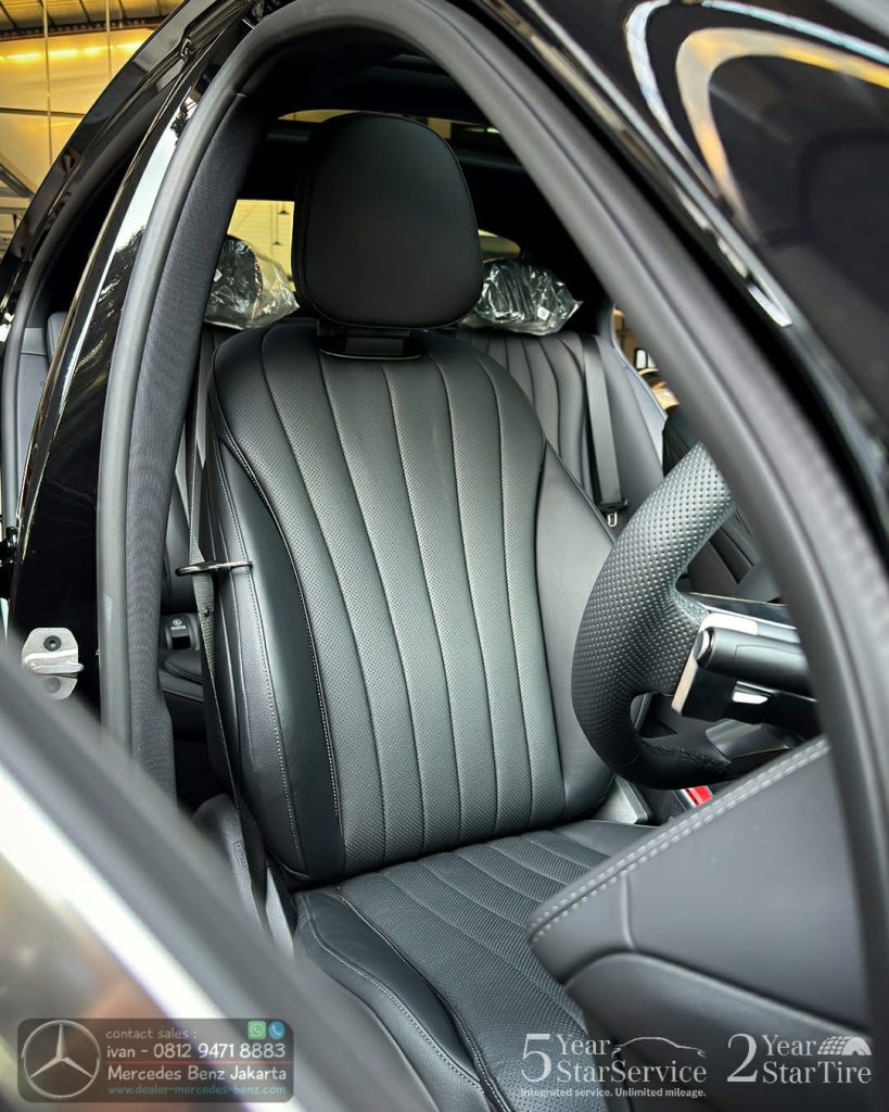 Interior Seat Mercedes-Benz E300 AMG Line Indonesia 2025-2024 Black 1