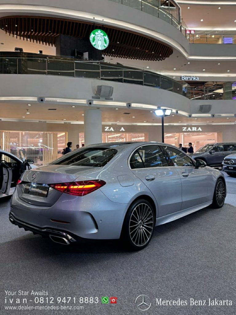 New Mercedes Benz C-Class C300 AMG Line W206 2025 Indonesia Silver 6b