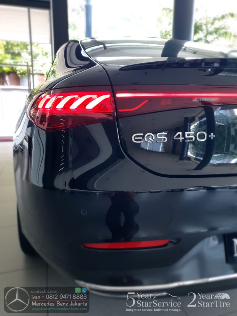 LED Mercedes EQS Tail Light in 3D Helix Design Indonesia