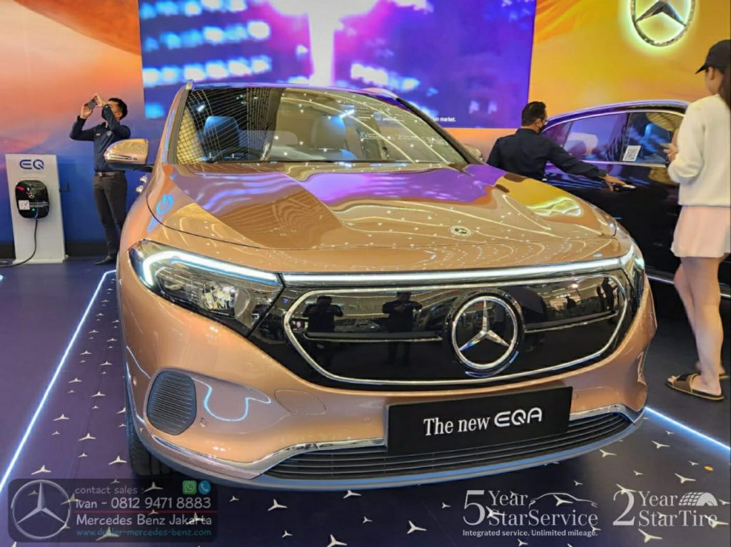 Mercedes EQA 250 Electric Indonesia 2023 Rose Gold 1