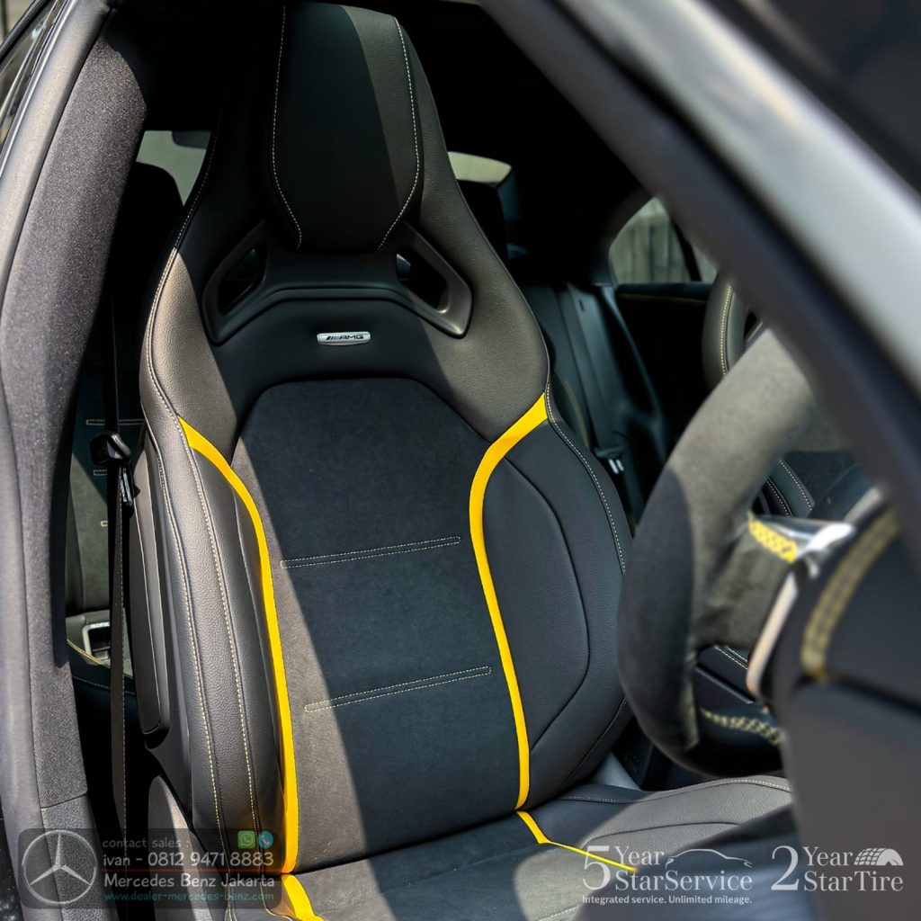 Interior Seat CLA 45 S AMG Indonesia Facelift 2025-4 Black