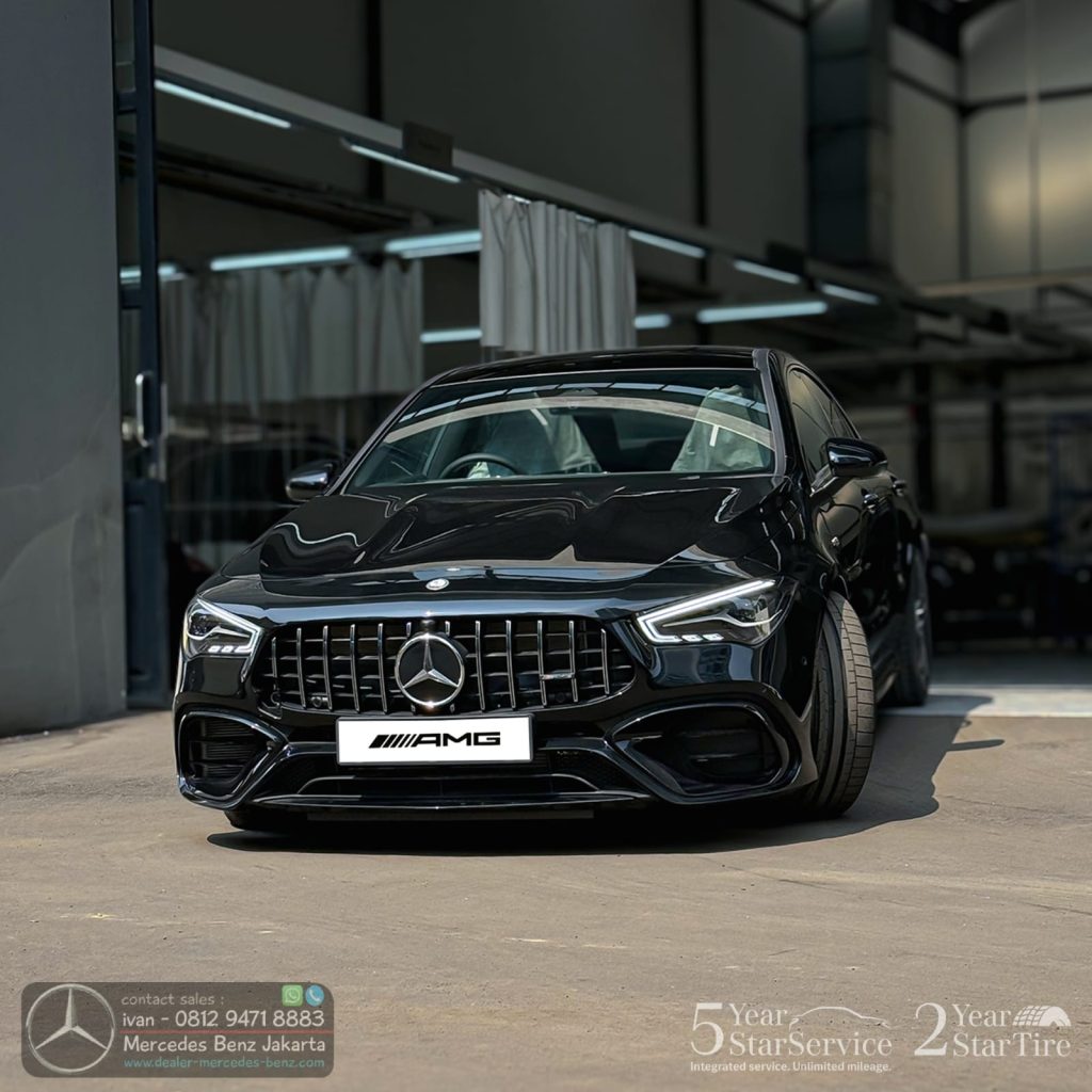 Mercedes-Benz CLA 45 S AMG Indonesia 2025-4 Promo Harga Black
